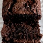 A close up of the loaf, sliced.